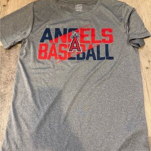 Genuine angels baseball Heather Gray Tee